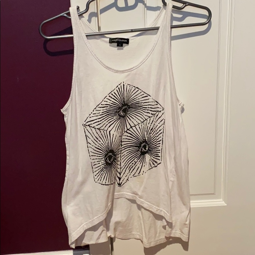 White tank top